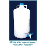 ISOLAB - Asipratör - Musluklu - P.p - 5 Lt (1 Adet) Bidon 062.28.905