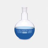 Isolab Balon - Şeffaf - Cam - Şilifli Boyun - Dibi Düz 2000 ml (1 Paket 1 Adet) - Ns 29/32