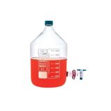 ISOLAB Bidon - Borosilikat Cam - Şeffaf - Musluklu - 5 Litre (1 Adet) 062.27.905