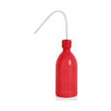 Isolab Dar Boyunlu Piset Kırmızı Renkli Şişe Ve Kapaklı 500 ml
