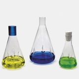 Isolab Erlen - Girintili Tabanlı - Düz Boyunlu - Hücre Kültürü Için 2000 ml (1 Paket 1 Adet) - Şeffaf