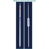 ISOLAB Pipet - Cam - Dereceli - As Kalite - Mavi Skala - 5 Ml (10 Adet) 021.01.005