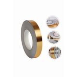 isometric 50 Metre Dekoratif Banyo Mutfak Fayans Arası Derz Şerit Bant Gold Renk 1 Cm