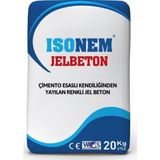İsonem Çimento Esaslı Kendiliğinden Yayılan Renkli Jelbeton 20 Kg Gri