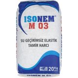 İsonem Isonem M03 Su Geçirimsiz Elastik Tamir Harcı 20 kg Gri Renkli Yüksek Performanslı Malzeme