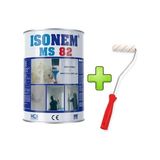 İsonem Isonem Ms 82 Beyaz Küf Nem Boyası 1 kg ve 10 cm. Parmak Rulo ile Suya Dayanıklı Uygulama