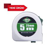 İsonem Ito Çok Kaliteli Şaşmaz Kırılmaz 25 mm Genişlik El Kesmeyen 5 Metre Şerit Metre