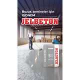 Isonem Jel Beton Kendinden Yayılan Zemin Kaplaması 20 kg -Gri
