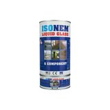 İsonem Liquid Glass 4 kg Şeffaf Sıvı Cam Su Yalıtımı ve Zemin Kaplama Özelliği ile Balkon Teras Uygulaması
