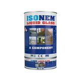 Isonem Lıquıd Glass Sıvı Cam-Şeffaf ve Parlak Su Izolasyonu 4 kg Set - 4 lt