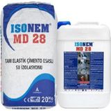 Isonem MD28 Tam Elastik Çimento Esaslı Su Izolasyonu(20+10)Kg
