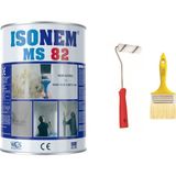 İsonem Ms 82 Beyaz Epoksi Rulo ile Nem Rutubet Boyası 5 kg İç Mekan Kullanımı için Özel Formül