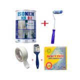Isonem Ms 82 Nem Ve Rutubet Boyası Epoksi Rulo 10 Cm Fırça Maskeleme Band Temizlik Bezi