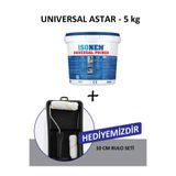 Isonem Universal Astar 5 kg - Akrilik Esaslı Konsantre Astar (10 cm Rulo Seti Hediyeli)