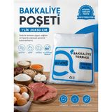 İsopack 20X30 cm 1 Lik 1 kg Kalın Et Poşeti Bakliyat Poşeti Şeffaf Şeker Bakkaliye Torbası - 3 KG