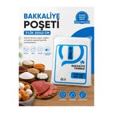 İsopack 25X42 cm 3 Lük 1 kg Kalın Et Poşeti Bakliyat Poşeti Şeffaf Şeker Bakkaliye Torbası