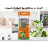 İsopack Jelatinli Körüklü Frozen Pipet Çok Renkli 50'li Adet - 25 PK