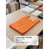 İsopack Turuncu Atlet Poşet Orta Boy Market,manav,çöp Genel Kullanım - 1 KG