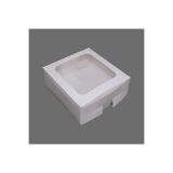 ısp hediye 20x20x8 Beyaz Asetatlı Hediye Kutusu(5adet)
