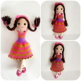 İspanyol Bebek Amigurumi Organik Oyuncak