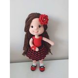 İspanyol Karnaval Bebek Amigurumi Organk Oyuncak