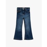 İspanyol Paça Kot Pantolon Cepli Pamuklu - Flare Jean