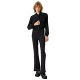 İspanyol Paça Tayt Pantolon Beli Lastikli Slim Fit