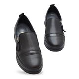 ISPARTALILAR 0243 Fermuarlı Rahat Ortopedik Taban Günlük Kadın Ayakkabı Babet Kadın Kışlık Ayakkabı
