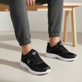 Ispartalılar 2065 Ortopedik Taban Günlük Unisex Spor Ayakkabı Kadın Erkek Spor Ayakkabı - Siyah - Beyaz