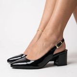 Ispartalılar 6511 6cm Kadın Topuklu Ayakkabı Stiletto Abiye Düğün Nişan Ayakkabısı - Siyah