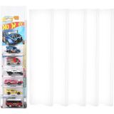 ISPEUIAL Hot-Wheels Match-Box Paketli Arabalarla Uyumlu 5'li Paket Vitrin, Paketlenmiş Arabalar için Duvar Vitrini, Oyuncak Araba Saklama Kutusu Düzenleyici Vitrin Rafı