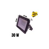 İSS BİLİŞİM 30W LED Projektör | IP65, 12/24V DC | Bahçe–Atölye–CNC | Alüminyum Gövde