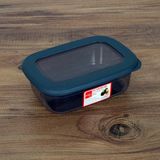 İşsevenler Poli Saklama Kabı 670 Ml, Erzak Kabı Silikon Çerçeveli Kapak BNM-0056