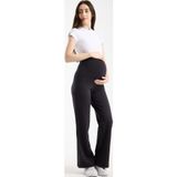 Işşıl 4566-Oys Penye Yünlü ComfortLux Hamile Düz Pantolon