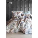 Issimo Home Ashı Tencel Dijital Baskı Çift Kişilik Nevresim Takımı - 220 x 200 cm - Beyaz