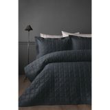 İssimo Home Canello Füme Toned Craft Çift Kişilik %100 Pamuk Saten Yatak Örtüsü Seti