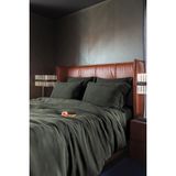 İssimo Home Issimo Jade Moss Vegan Ipek Nevresim Takımı Çift Kişilik Yeşil - 200 x 220 cm