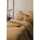 İssimo Home Issimo Savanna Mustard Yıkanmış %100 Pamuk Poplin Nevresim Takımı Çift Kişilik - Renkli - 200 x 220 cm