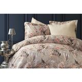 Issimo Home Mistral 300 Tc (120 Tel) Dijital Pamuk Saten Çift Kişilik Nevresim Takımı - Ekru