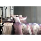 Issimo Home Pamuksaten Dijital Baskı Çift Kişilik Nevresim Takımı Helix - 200 x 220 cm - Mor