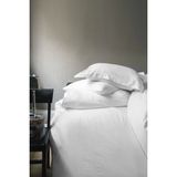 İssimo Home Pure White Beyaz çizgili Saten King Ebat Nevresim Takımı - 200 x 220 cm