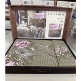 Issimo Home Ranforce Çift Kişilik Nevresim Takımı - Yeşil - 200 x 220 cm