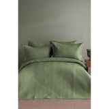İssimo Home Simply Forest Green 210 Tc (83 Tel) Pamuk Saten Nevresim Takımı Tek Kişilik - Yeşil - 160 x 220 cm