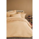 İssimo Home Simply Peach Pamuk Saten Nevresim Takımı Çift Kişilik - Turuncu - 200 x 220 cm