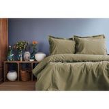 İssimo Home Tonka %100 Pamuk Yıkama Çift Kişilik Nevresim Takımı - 270 x 260 cm - Yeşil
