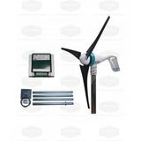 İSTA-BREEZE 500 W 12-24 V Rüzgar Türbini Air Speed + Hibrit Şarj Kontrol Cihazı + Direk Seti