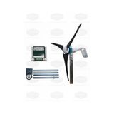 İsta-Breeze 500 W 12 V Rüzgar Türbini Air Speed + Hibrit Şarj Kontrol Cihazı + Direk Seti
