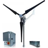 IstaBreeze Ista breeze Set 2000W Windsafe Korumalı 24V Rüzgar Türbini + Wind pro Şarj Kontrol Cihazı - Siyah - Beyaz