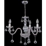 İstanbul Avize Almira 3 Lü Şeffaf Camkol Aydınlatma Avize