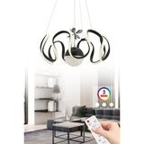 Istanbul Avize Beren Siyah Kuamandalı Ledli Modern 3 Renk LED Avize